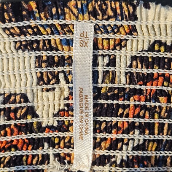 Free People Paisley Drape Halter Crop Top Boho Festival Summer Style Size XS - Picture 4 of 13